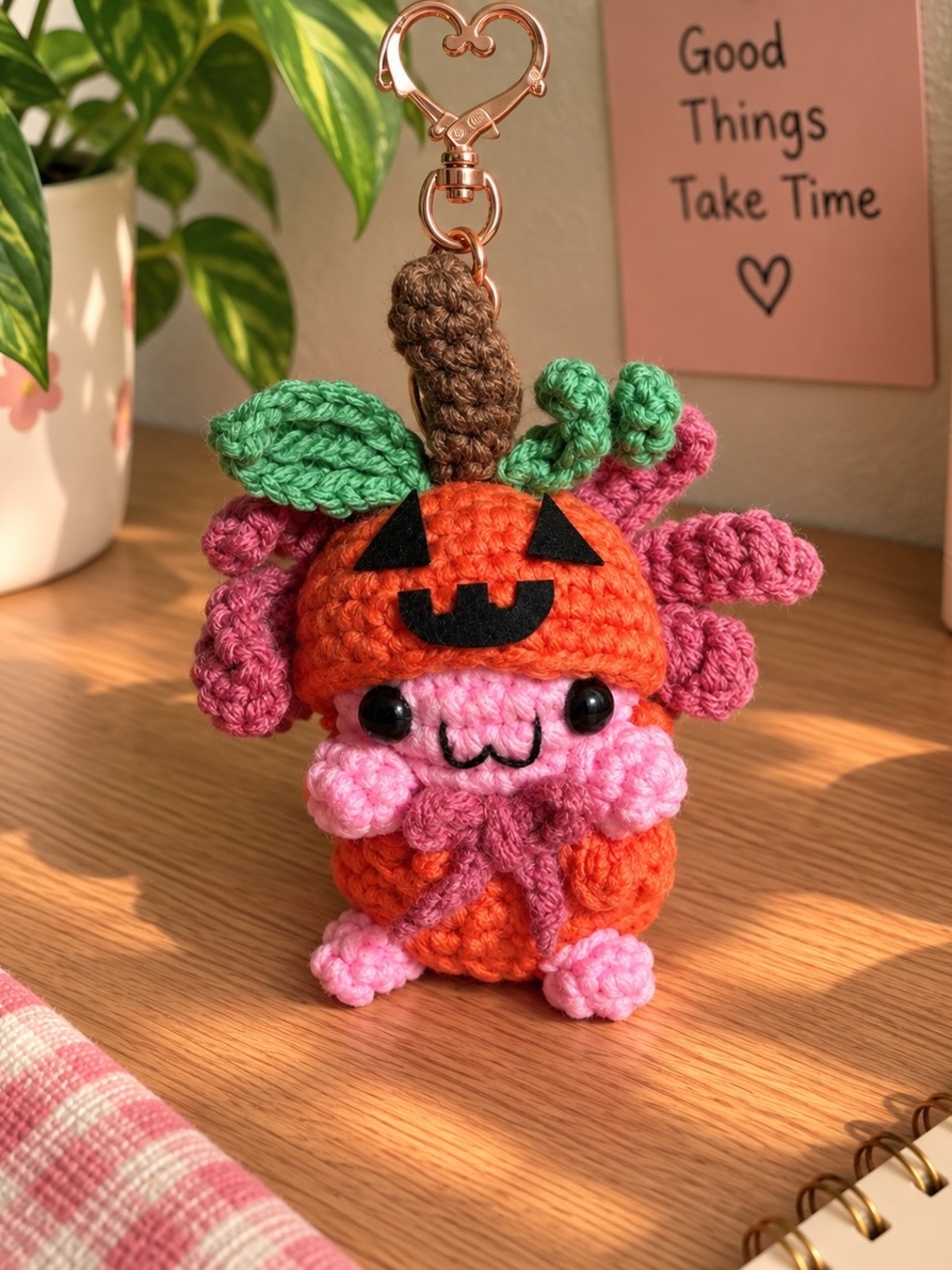 Pink Pumpkin Axolotl ππ